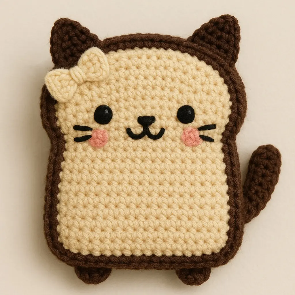Bread Cat – Hand-Crocheted Plushie