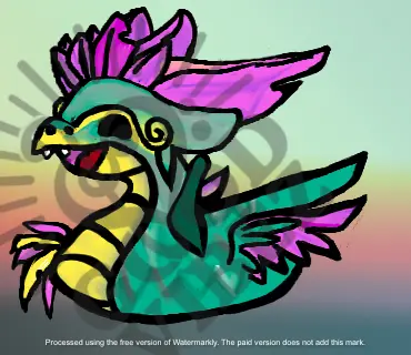 Chibi Quetzalcoatl 