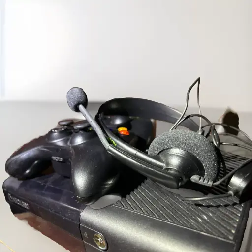 Microsoft Xbox 360 229GB Two OEM Wireless Controllers And OEM Headset.